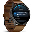 Умные часы Garmin Venu 4 45mm Slate with Black Silicone Band and Brown Leather Band (010-03014-03) - фото 10