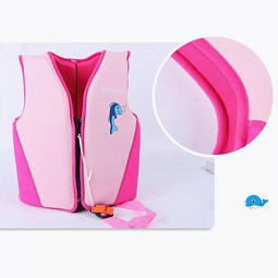 Детский спасательный жилет для плавания Manner, розовый, размер S - фото 2