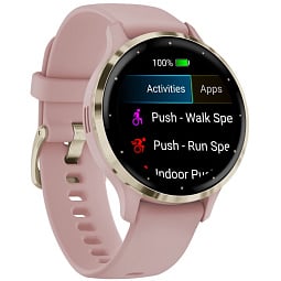 Умные часы Garmin VENU 3S, розовый с золотистым безелем (010-02785-03) - фото 6