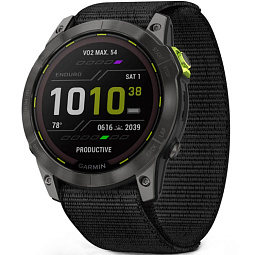 Умные часы Garmin ENDURO 2 Sapphire Solar угольно-серый (010-02754-01) - фото 1