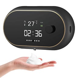 Автоматический диспенсер для мыла Hongya soap dispenser (MYX-W2), черный - фото 1