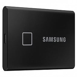 1 ТБ Внешний SSD Samsung T7 Touch, USB 3.2 Gen 2 Type-C, черный (MU-PC1T0K/WW) - фото 3