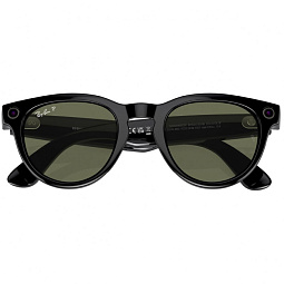 Умные очки Ray-Ban Meta Headliner Shiny Black Polar G15 Green, 150 - 50 Size - фото 5