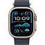 Apple Watch Ultra 2 (2024) 49mm Natural Titanium Case with Navy Ocean Band M, MXTH3 - фото 5