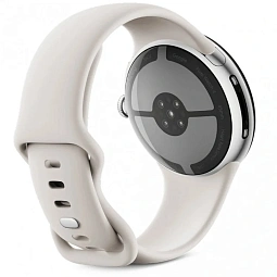 Умные часы Google Pixel Watch 4 41mm Wi-Fi Polished Silver Aluminum Case/Porcelain Active Band - фото 3