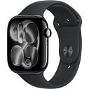 Фото Apple Watch Series 11 46mm GPS Aluminum Case with Sport Band M/L, Jet Black/Black, MEUX4LW/A