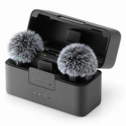 Беспроводной микрофон DJI Mic Mini (2 TX + 1 RX + Charging Case), черный - фото 9