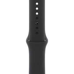 Apple Watch Series 11 46mm GPS Aluminum Case with Sport Band S/M, Jet Black/Black, MEUW4LW/A - фото 3