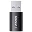 Переходник BASEUS Ingenuity Series Mini OTG, Type-C to USB-A 3.1, черный, ZJJQ000101 - фото 4