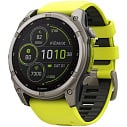 Умные часы Garmin Fenix 8 51mm Solar Sapphire Titanium with Yellow Graphite Silicone (010-02907-20)