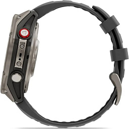 Умные часы Garmin Fenix 8 Pro 47mm Amoled Sapphire Titanium with Graphite/Black Silicone Band (010-03198-11) - фото 6