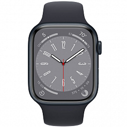 Apple Watch Series 8 GPS 45mm Aluminum Case with Sport Band (Тёмная ночь) MNP13 - фото 2