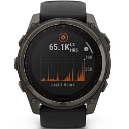 Умные часы Garmin FENIX 8 51mm Solar Sapphire Titanium Carbon Gray, DLC (010-02907-10) - фото 2