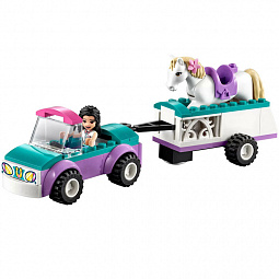 Конструктор LEGO Friends 41441 Тренировка лошади и прицеп для перевозки - фото 3