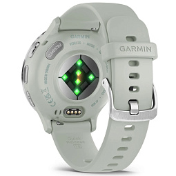 Умные часы Garmin VENU 3S, серо-зеленый с серебристым безелем (010-02785-01) - фото 8