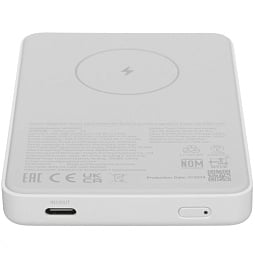 Внешний аккумулятор Xiaomi Magnetic Power Bank 5000 mAh белый (BHR9303GL) - фото 3