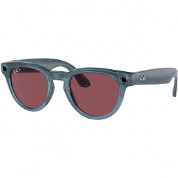 Умные очки Ray-Ban Meta Headliner Shiny Jeans Polar Dusty Red, 150 - 50 Size - фото 2