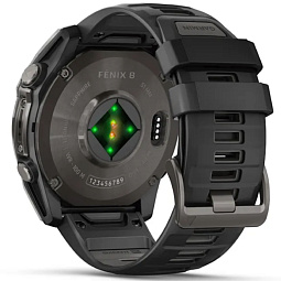 Умные часы Garmin Fenix 8 51mm AMOLED, серый, черный силиконовый ремешок (010-02905-00) - фото 11