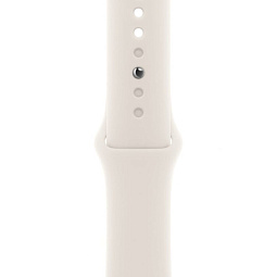 Apple Watch SE 3 2025 40mm Aluminium Case with Sport Band S/M, Starlight/Starlight, MEH34 - фото 3