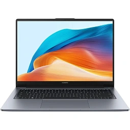 Ноутбук HUAWEI MateBook D14 , Intel Core i5-13420H, RAM 16 ГБ, SSD 1000 ГБ, Intel UHD Graphics, Без ОС, 53014MUB, серый - фото 1
