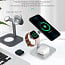 Беспроводное зарядное устройство COTECI WS-36 3 in 1 MagSafe Magnetic Wireless Fast Charger, Silver - фото 9
