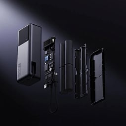 Внешний аккумулятор Powerbank Xiaomi Mi Power Bank 10000mAh 165W (PB1165MI), светло-серый - фото 6
