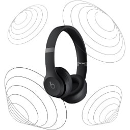 Беспроводные наушники Beats Solo 4 Wireless Matte Black (Черный) (MUW23) - фото 7