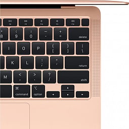 Apple MacBook Air 13 Late 2020 (Apple M1/13.3"/2560x1600/8GB/512GB SSD/DVD нет/Apple graphics 8-core/Wi-Fi/Bluetooth/macOS) Золотистый MGNE3 - фото 3
