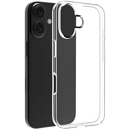 Чехол силиконовый для iPhone 17 прозрачный - фото 1