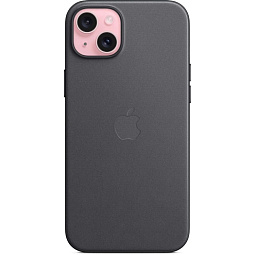 Чехол-накладка iPhone 15 Plus FineWoven Case with MagSafe - Black (MT423) - фото 2