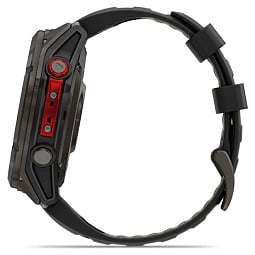 Умные часы Garmin Fenix 8 Pro 51mm MicroLED Sapphire Carbon Gray DLC with Black/Pebble Gray Silicone Band (010-03380-01) - фото 7