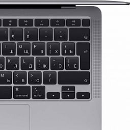 Apple MacBook Air 13 Late 2020 (Apple M1/13.3"/2560x1600/8GB/256GB SSD/DVD нет/Apple graphics 7-core/Wi-Fi/macOS), Cерый космос MGN63RU/A - фото 3