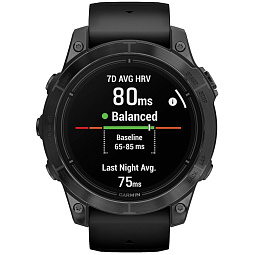 Умные часы Garmin Epix Pro (Gen2) Standart Edition 47mm Slate Gray with Black Band (010-02803-01) - фото 2