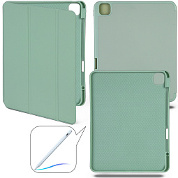 Чехол книжка Smart Case для iPad Pro 13 (2024) Мятный с отделением для Pencil - фото 1