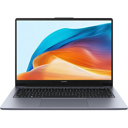 Ноутбук Huawei MateBook D 14 MDG-X 14, 2024, IPS, Intel Core i5 13420H 2.1ГГц, 8-ядерный, 16ГБ LPDDR4x, 512ГБ SSD, Intel UHD Graphics, Windows 11 Home, серый космос, 53014brw RU - фото 1