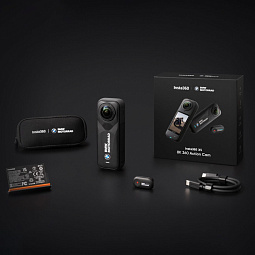 Экшн-камера Insta360 X5 BMW Motorrad Edition, черный - фото 6