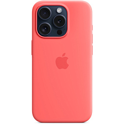 Чехол-накладка iPhone 15 Pro Silicone Case with MagSafe - Guava (MT1G3) - фото 2