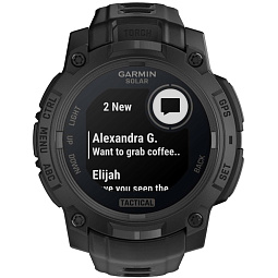 Умные часы Garmin INSTINCT 3 Solar Tactical 45 mm Black with Black Band (010-02934-50) - фото 2