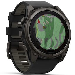Умные часы Garmin FENIX 8 51mm Solar Sapphire Carbon Gray DLC Titanium with Black Silicone (010-02907-70) - фото 9