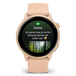 Умные часы Garmin Vivoactive 6 Metallic Pink Dawn with Pink Dawn Band (010-02985-43) - фото 2