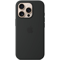 Чехол-накладка iPhone 16 Pro Silicone Case with MagSafe - Black (MYYJ3) - фото 1