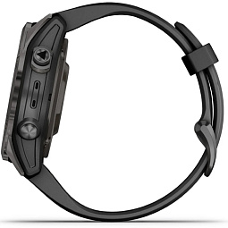 Умные часы Garmin EPIX PRO (Gen 2) Sapphire Edition 42 мм, титановый угольно-серый с черным ремешком (010-02802-15) - фото 11