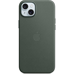 Чехол-накладка iPhone 15 Plus FineWoven Case with MagSafe - Evergreen (MT4F3) - фото 1