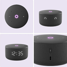 Умная колонка Яндекс Станция Мини 3 с Алисой на YaGPT, черный, 12 Вт - фото 2