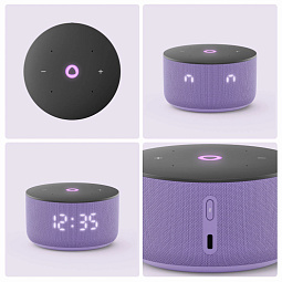 Умная колонка Яндекс Станция Мини 3 с Алисой на YaGPT, лиловая, 12 Вт - фото 2