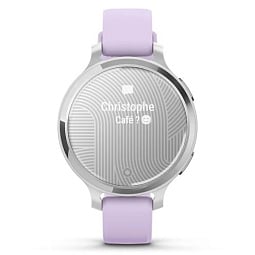 Умные часы Garmin Lily 2 Active Silver with Purple Jasmine Silicone Band (010-02891-01) - фото 3