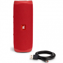 Портативная акустика JBL Flip 5 Red (Красный) - фото 5