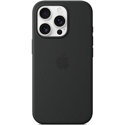 Чехол-накладка iPhone 16 Pro Silicone Case with MagSafe - Black (MYYJ3) - фото 3