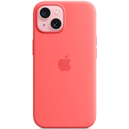 Чехол-накладка iPhone 15 Silicone Case with MagSafe - Guava (MT0V3) - фото 2