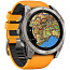 Умные часы Garmin FENIX 8 51mm Amoled Sapphire Titanium Spark Orange (010-02905-11) - фото 10